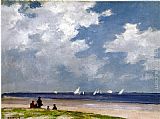 Sailboats off Far Rockaway by Edward Potthast